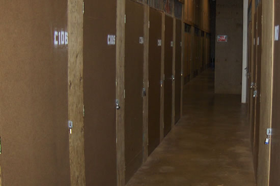 Assorted storage and locker sizes